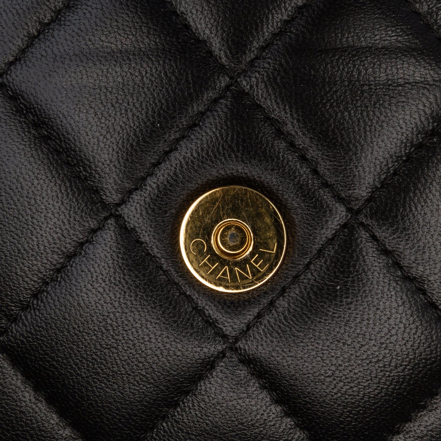 Black Chanel Quilted Lambskin Coco Casino Wallet On Chain Crossbody Bag