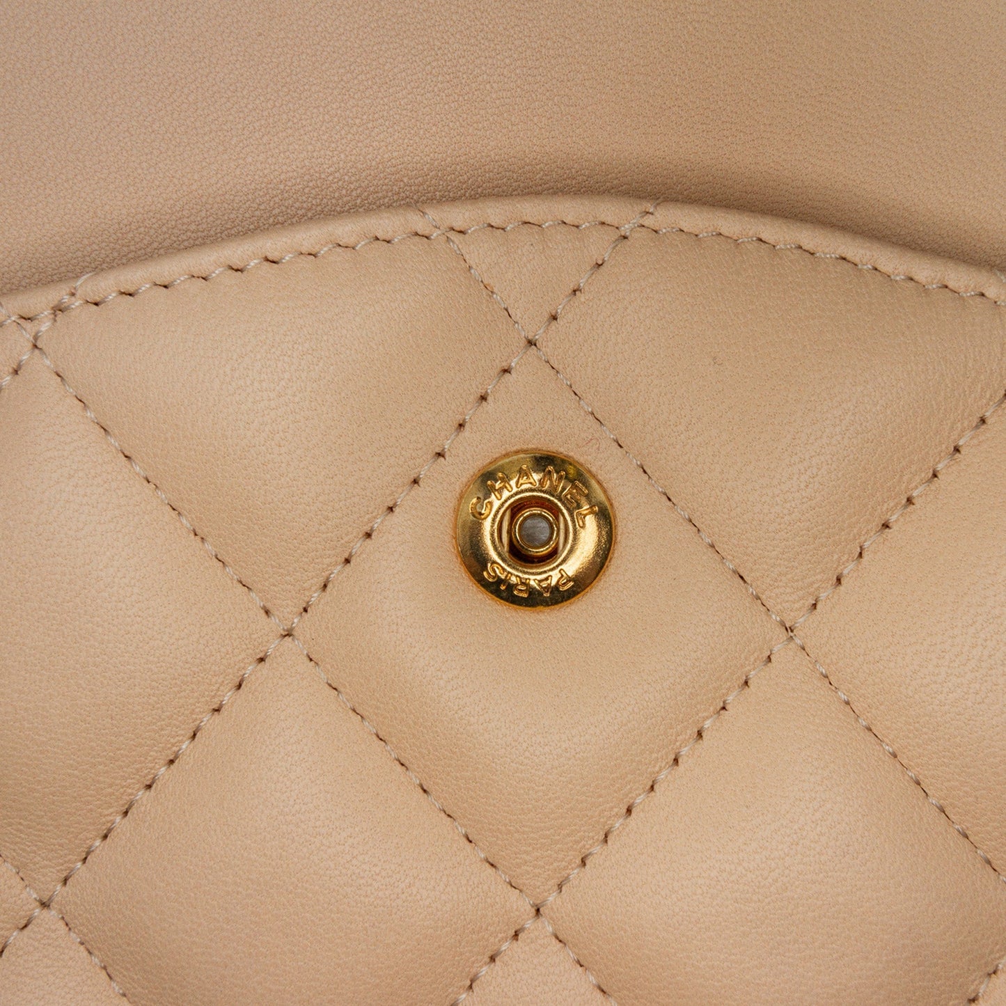 Brown Chanel Jumbo Classic Lambskin Double Flap Shoulder Bag