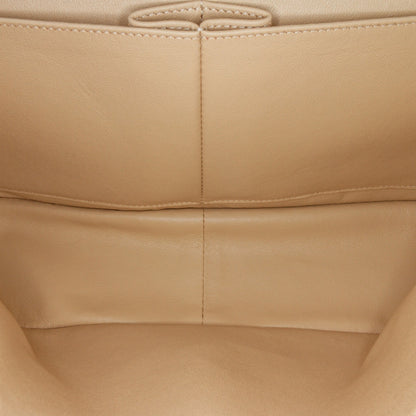 Brown Chanel Jumbo Classic Lambskin Double Flap Shoulder Bag