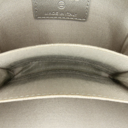 Gray Chanel CC Caviar Zip Coin Pouch