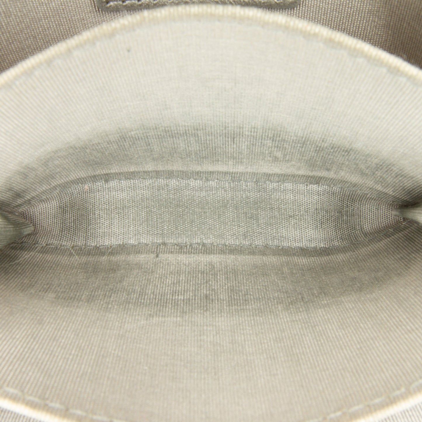 Gray Chanel CC Caviar Zip Coin Pouch