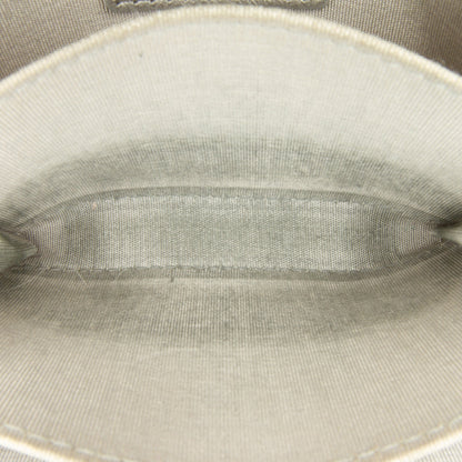 Gray Chanel CC Caviar Zip Coin Pouch