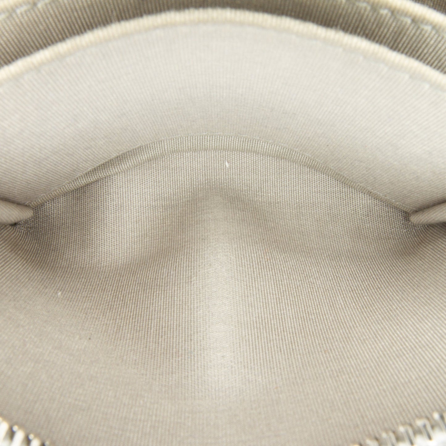 Gray Chanel CC Caviar Zip Coin Pouch