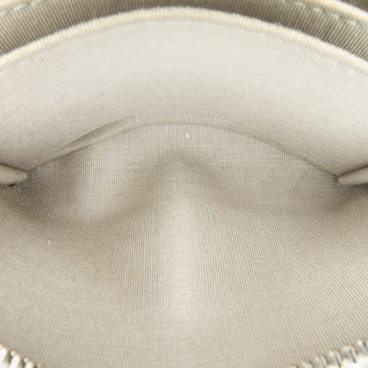 Gray Chanel CC Caviar Zip Coin Pouch