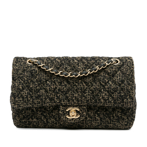 Chanel Sac Medium Classic Tweed Double Flap