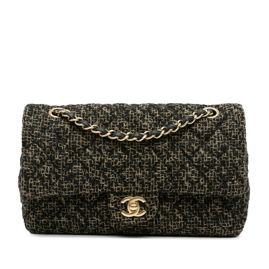 Chanel Sac Medium Classic Tweed Double Flap
