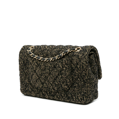 Chanel Sac Medium Classic Tweed Double Flap