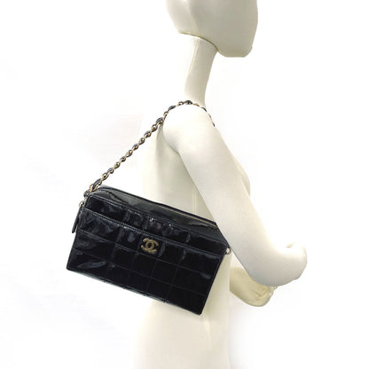Chanel Patent Leather Chain Shoulder Bag