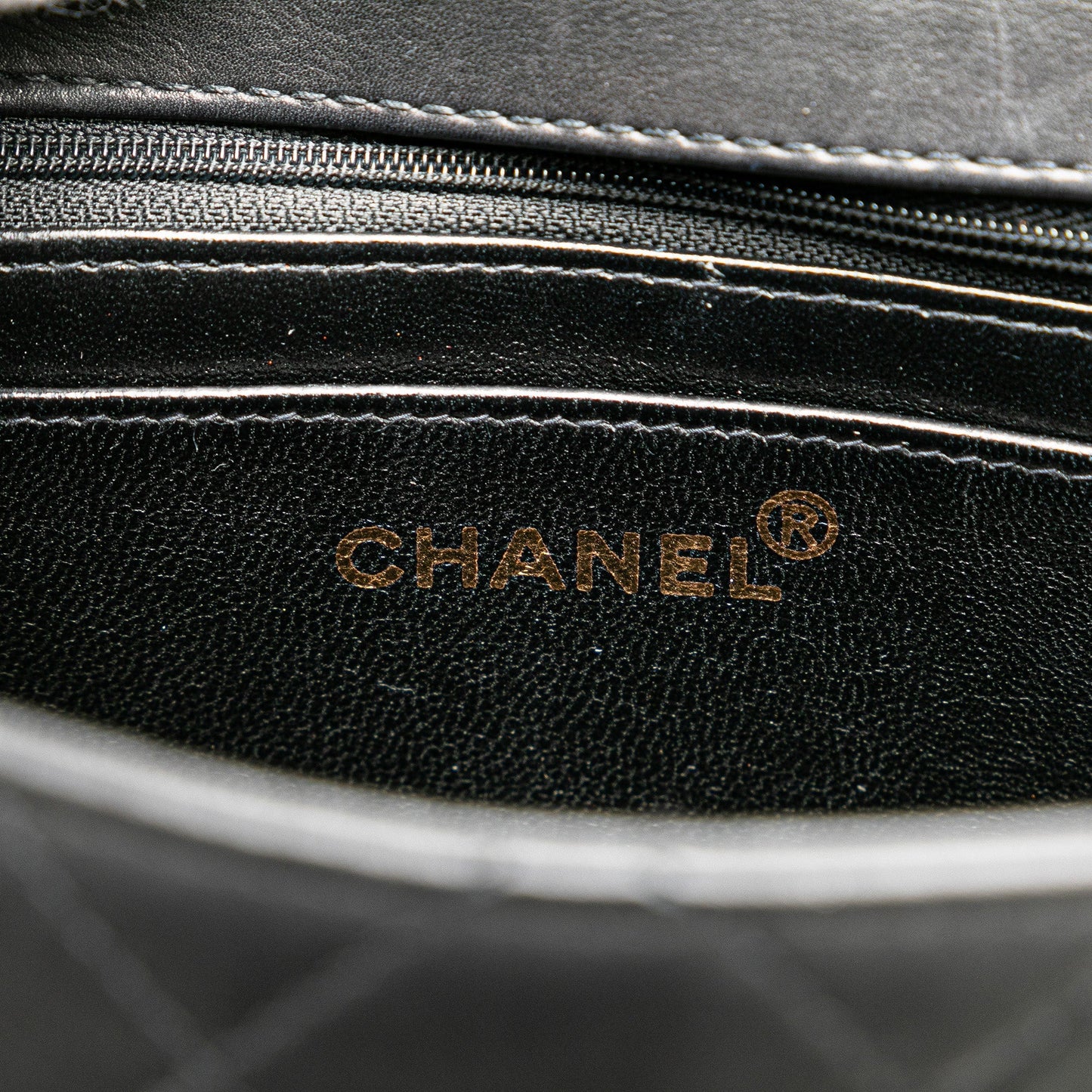 Black Chanel Quilted Lambskin Top Handle Square Flap Handbag