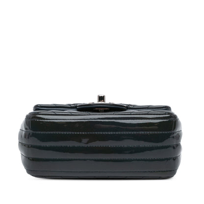 Chanel Sac Mini Square Classic Chevron Patent Flap