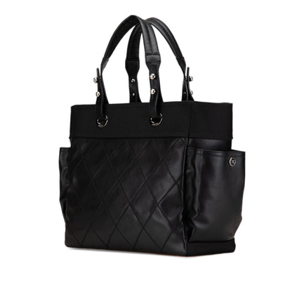Black Chanel Large Paris Biarritz Tote