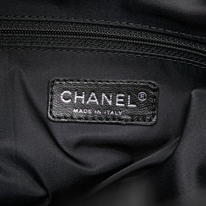 Black Chanel Large Paris Biarritz Tote