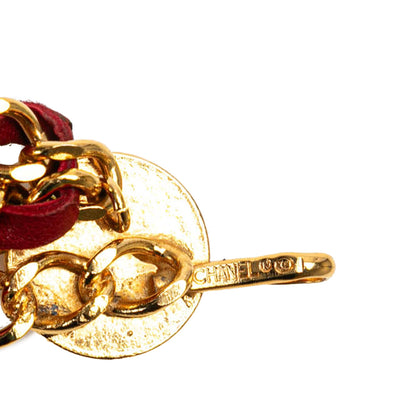 Gold Chanel Gold Plated CC Chain Link Belt