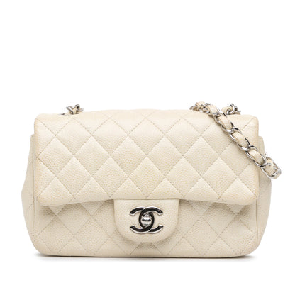 Chanel Sac Mini Rectangular Classic Caviar Single Flap