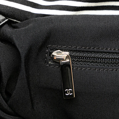 Black Chanel Paris-Venice Canvas Bon Bon Tote