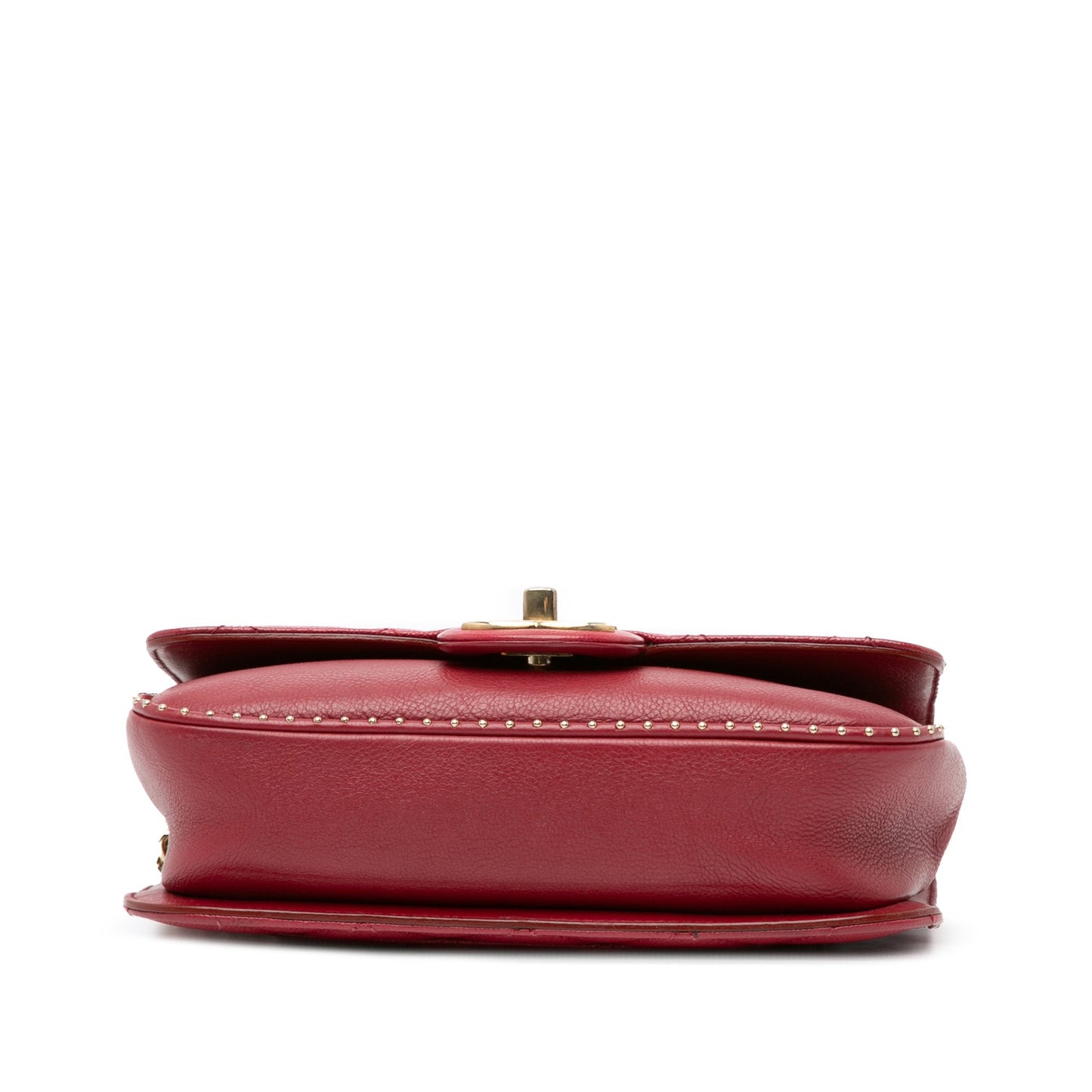 Chanel Sac Small Quilted Caviar Studded Chain Handle Flap