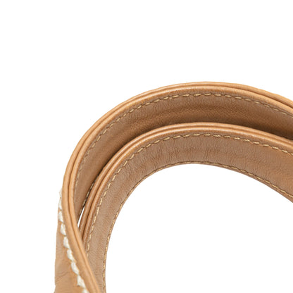 Brown Chanel CC Wild Stitch Calfskin Handbag