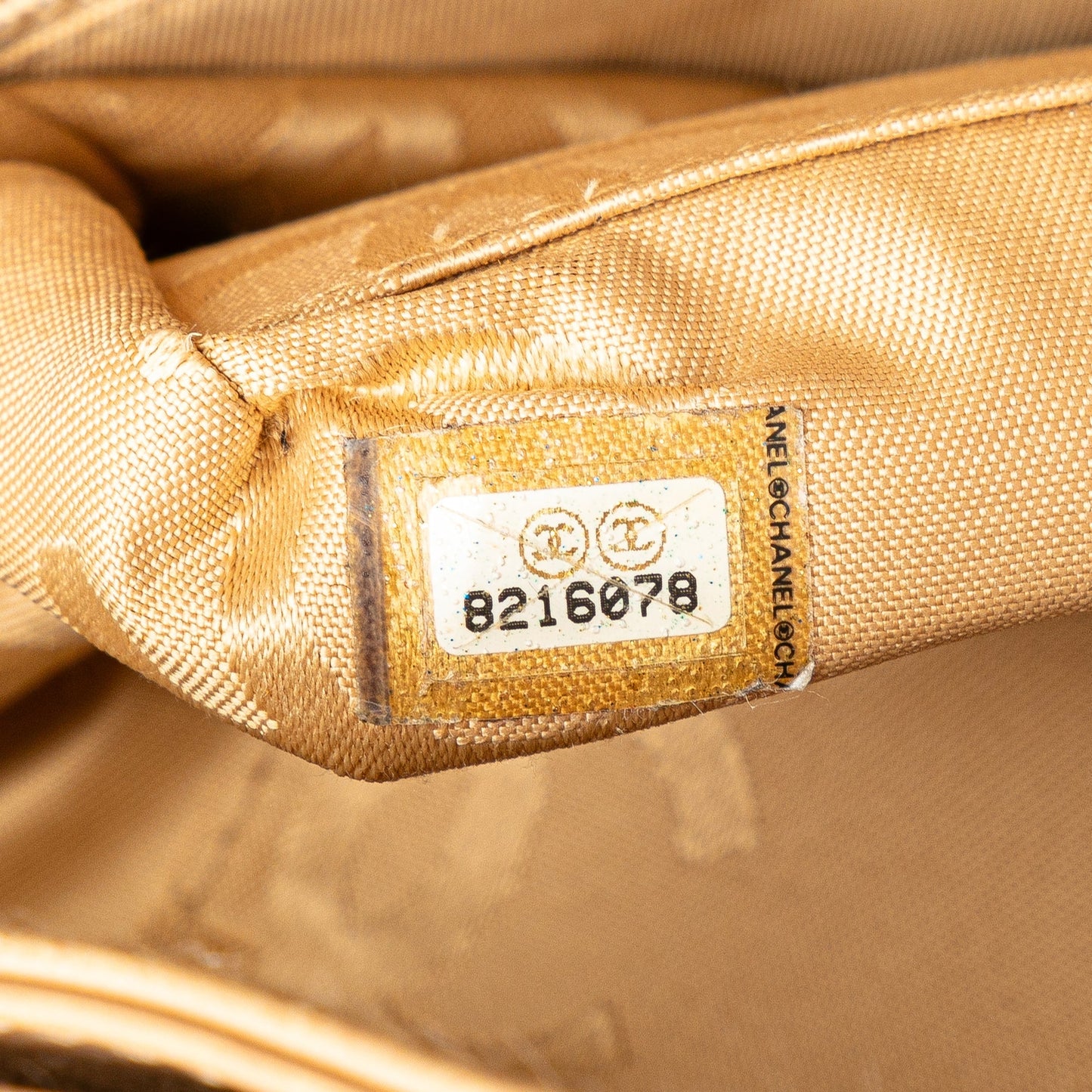 Brown Chanel CC Wild Stitch Calfskin Handbag