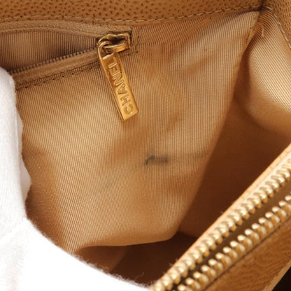 Brown Chanel Caviar Grand Shopping Tote