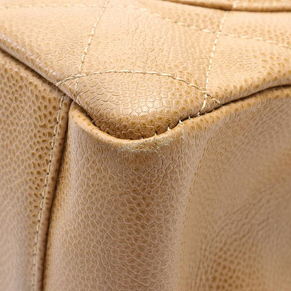 Brown Chanel Caviar Grand Shopping Tote