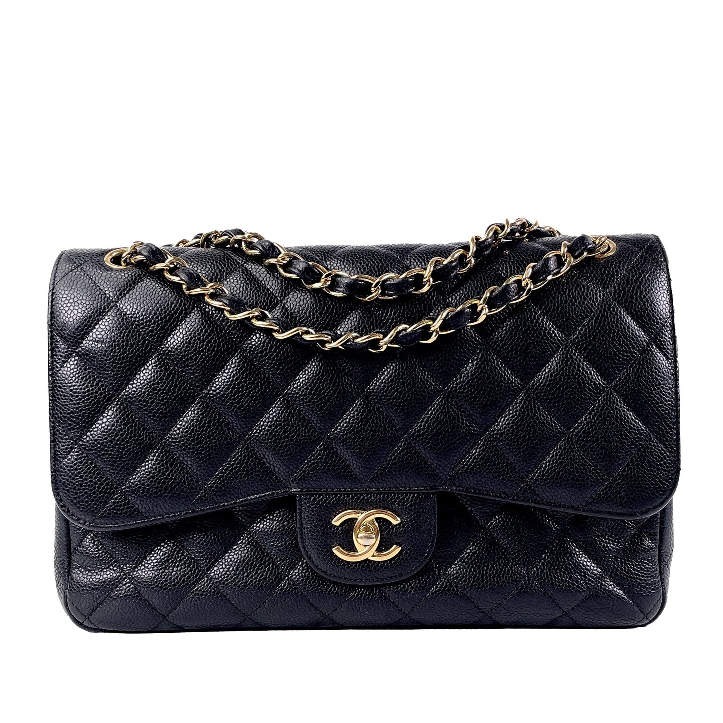 Chanel Sac Jumbo Classic Caviar Double Flap