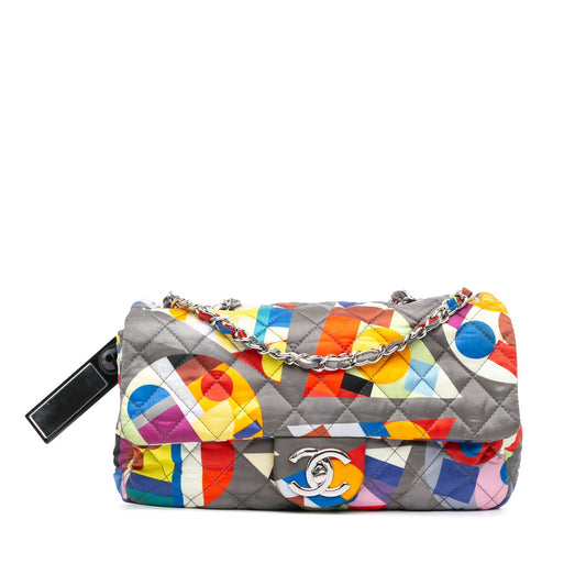 Chanel Sac Small Printed Nylon Coco Color Flap