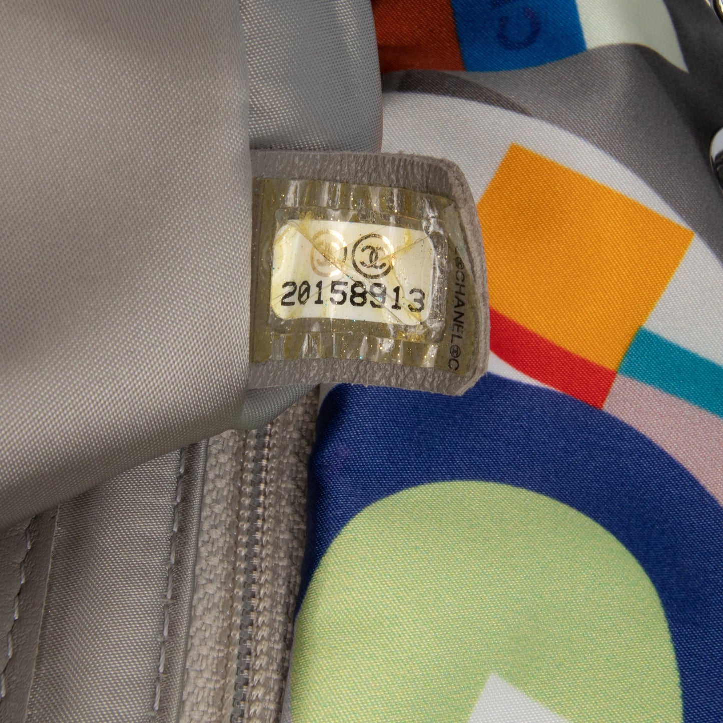 Chanel Sac Small Printed Nylon Coco Color Flap