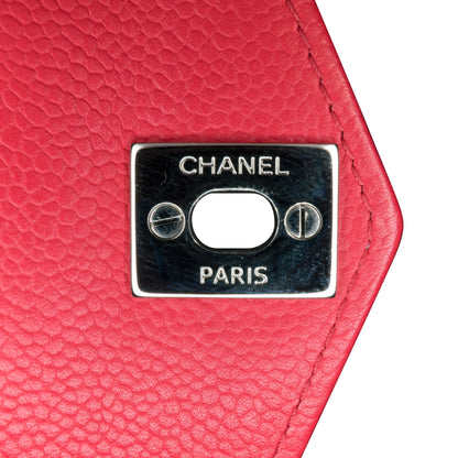 Chanel Sac Mini Caviar Chevron Data Center Envelope Flap Bag