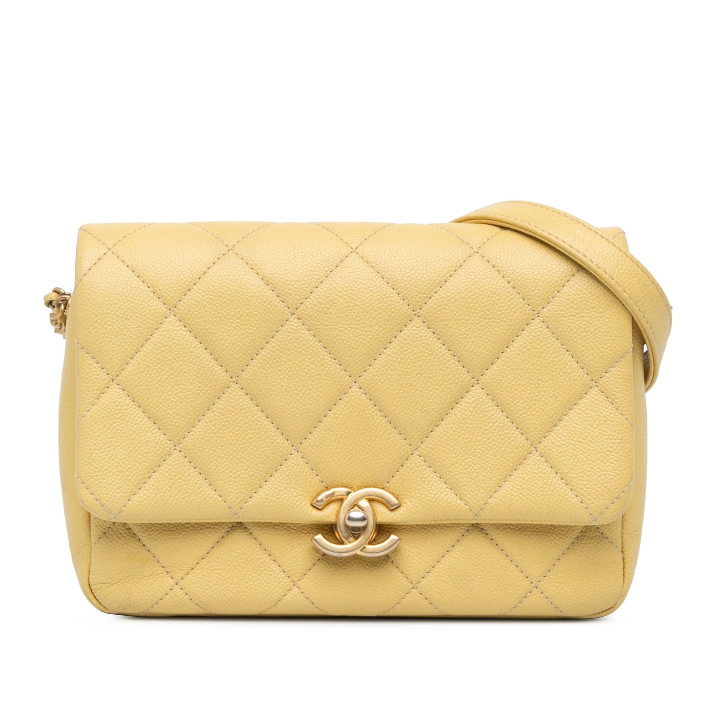 Chanel Sac Small Caviar Chain Melody Flap