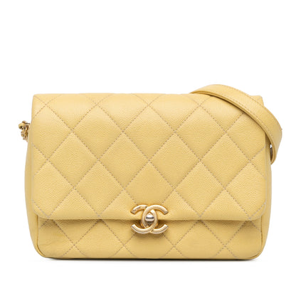 Chanel Sac Small Caviar Chain Melody Flap