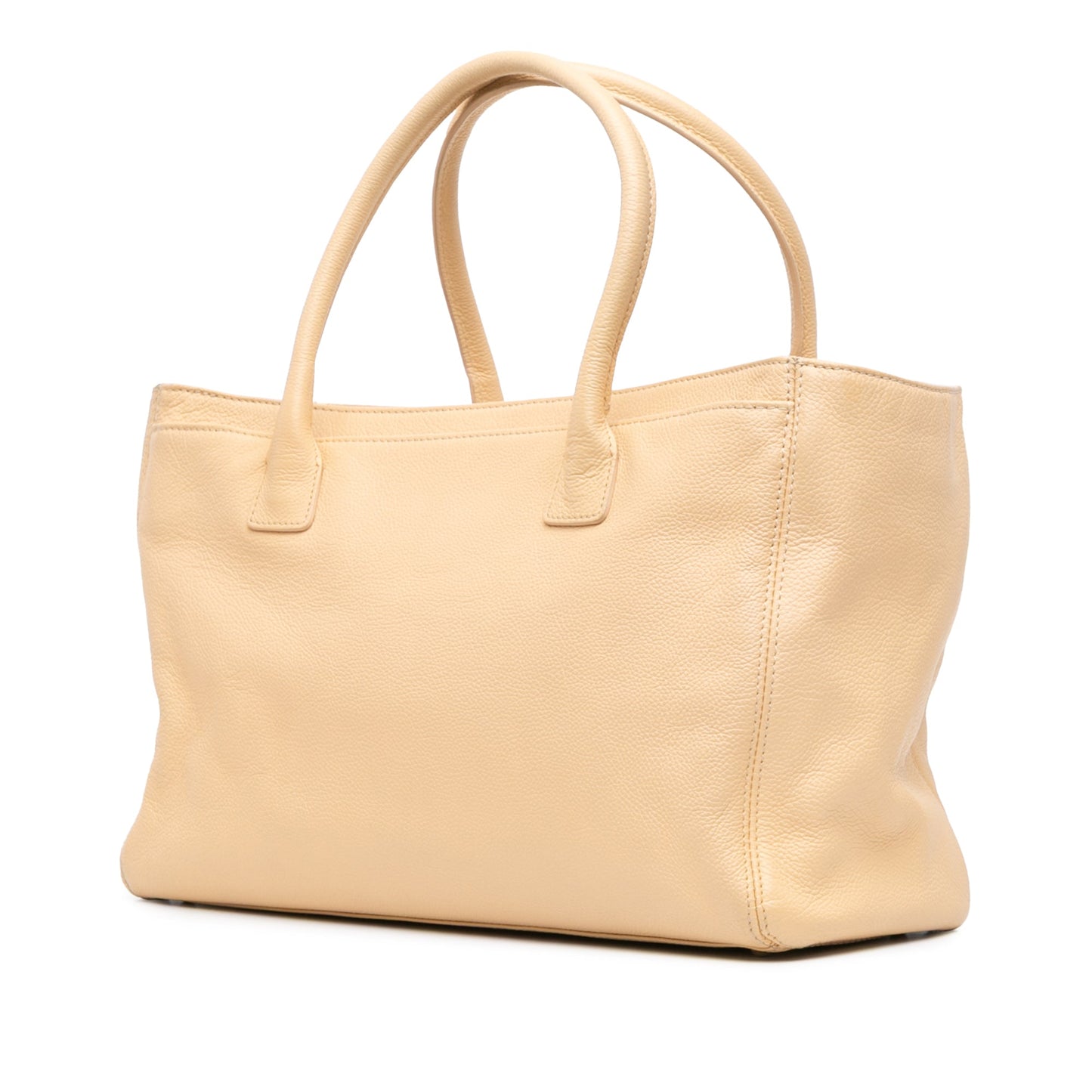 Brown Chanel Medium Executive Cerf Tote Satchel