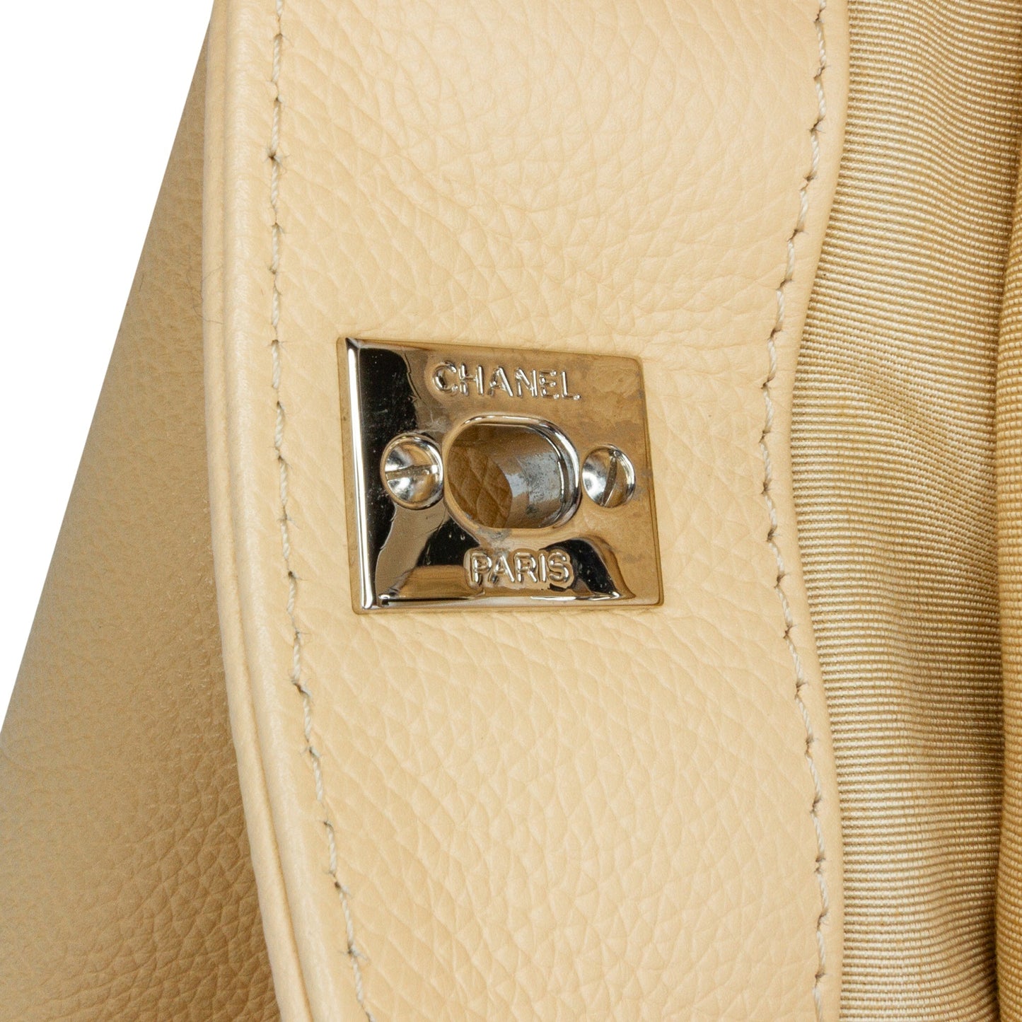 Brown Chanel Medium Executive Cerf Tote Satchel
