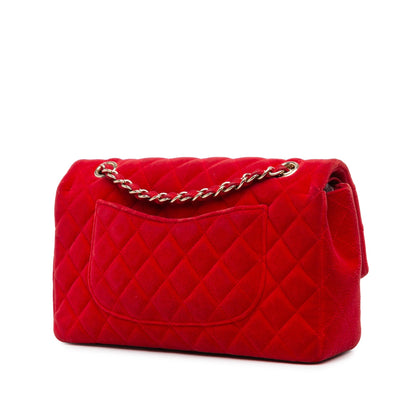 Chanel Sac Medium Classic Velvet Double Flap