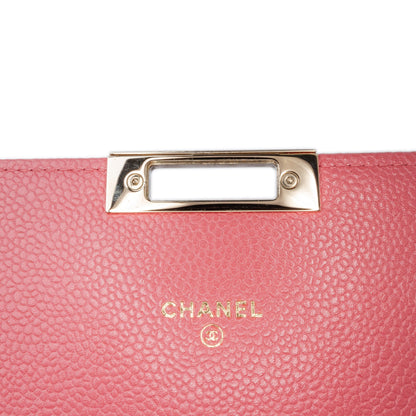 Chanel Sac Quilted Caviar Golden Class Wallet On Chain
