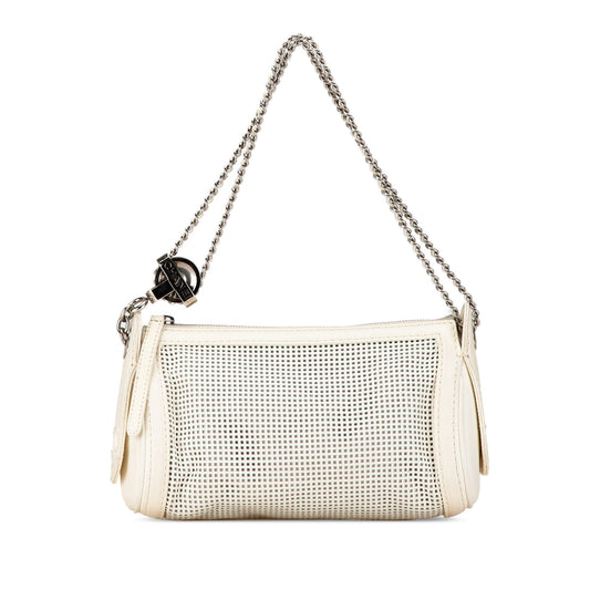 Chanel Sac Caviar Perforated Pulley Shoulder Bag