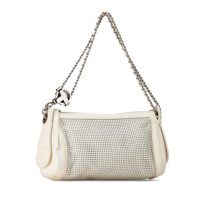 Chanel Sac Caviar Perforated Pulley Shoulder Bag