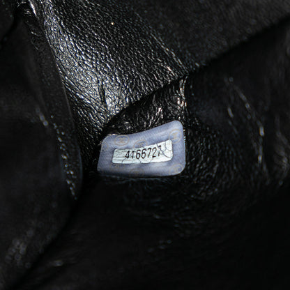 Black Chanel Jumbo Lambskin Double Sided Flap Shoulder Bag