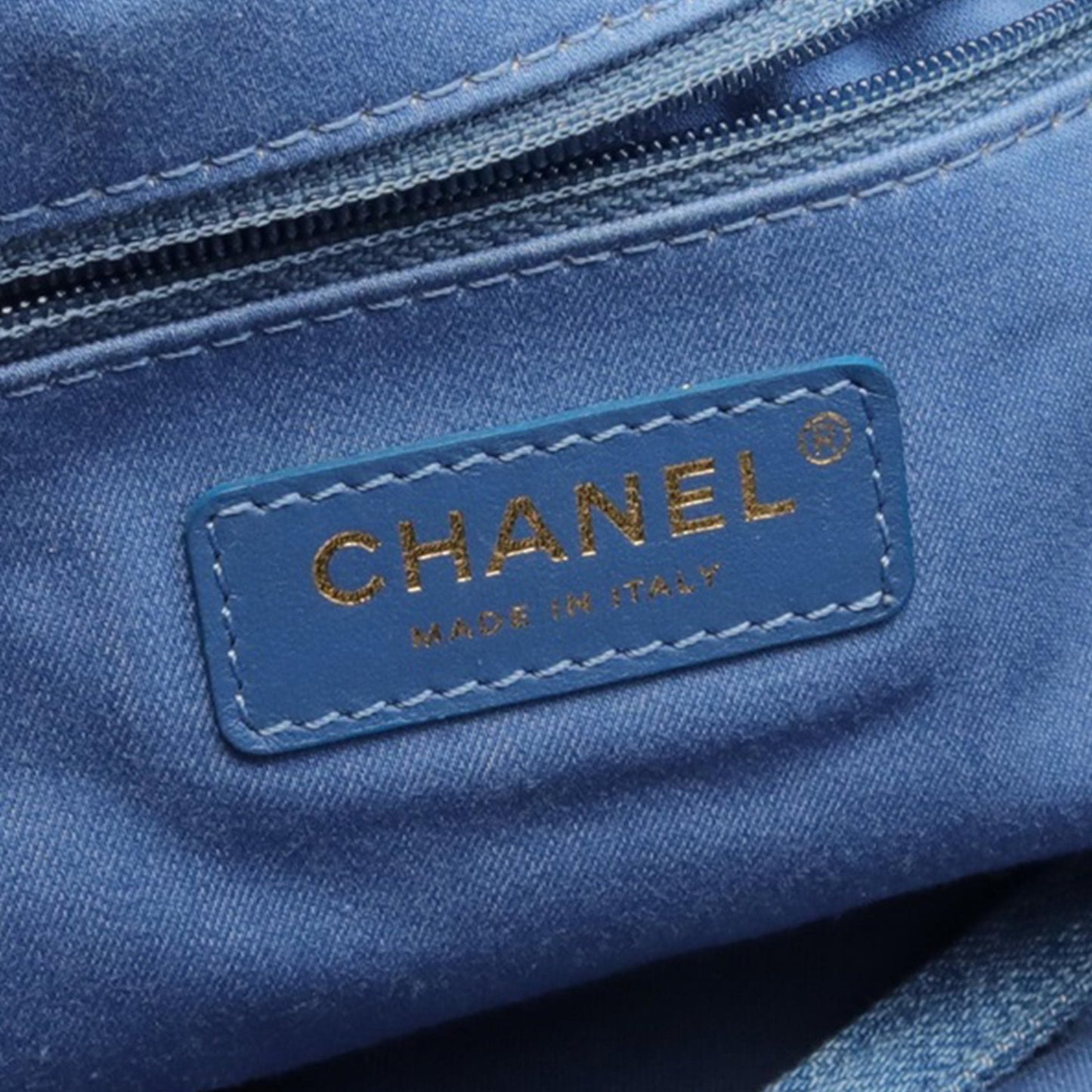 Blue Chanel Maxi Quilted Denim Mood Hobo