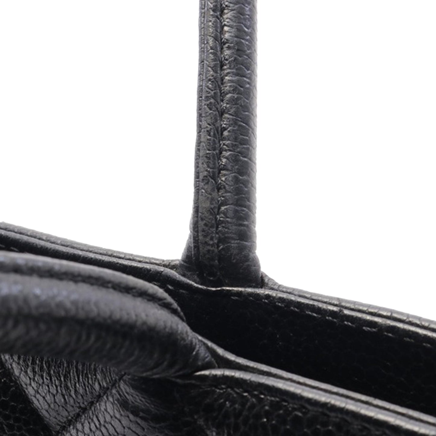 Black Chanel Caviar Medallion Tote
