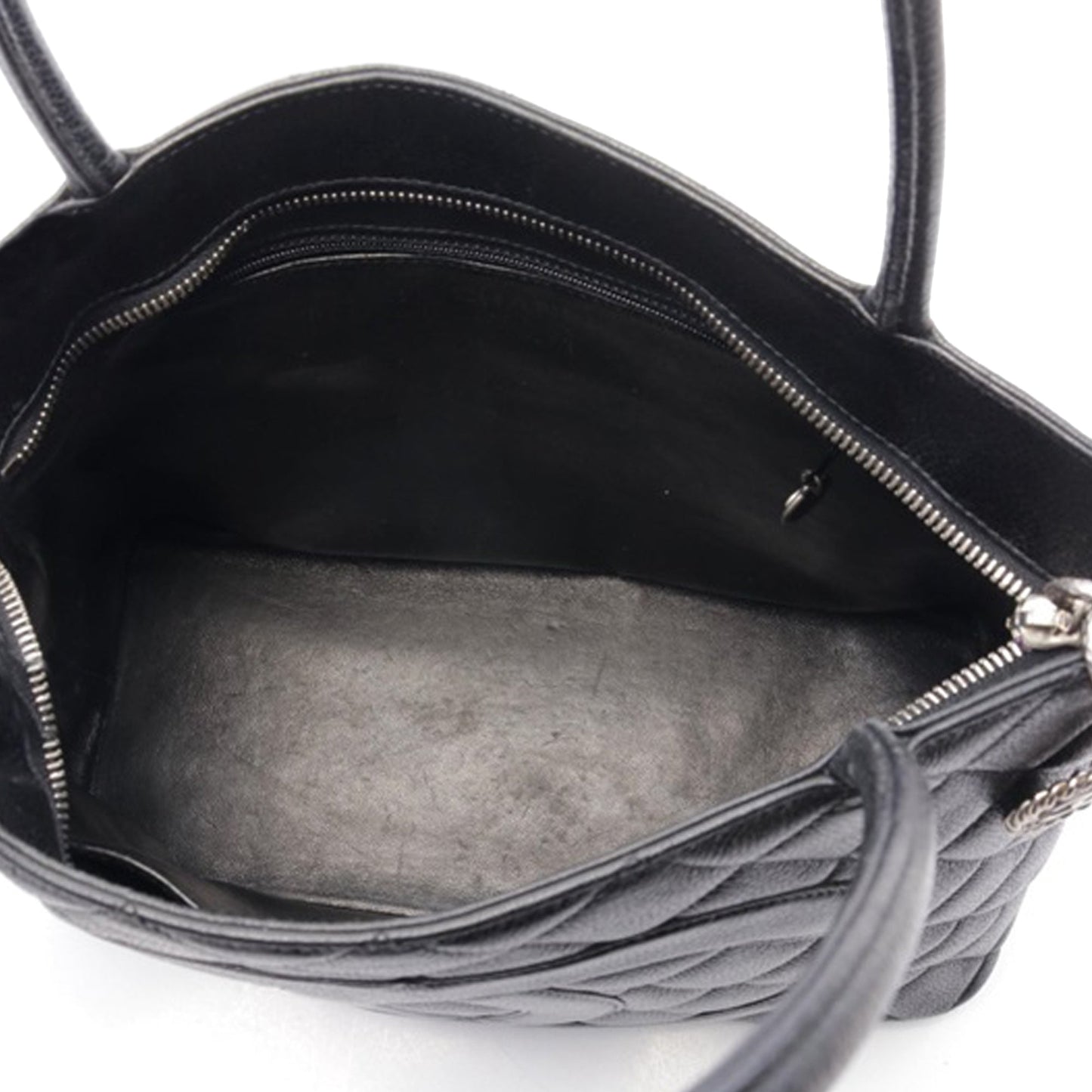 Black Chanel Caviar Medallion Tote