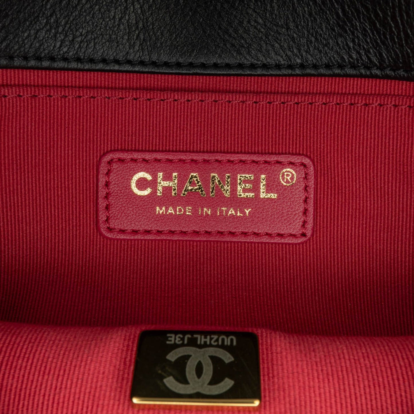 Black Chanel Small Quilted Calfskin Framing Chain Flap Crossbody Bag
