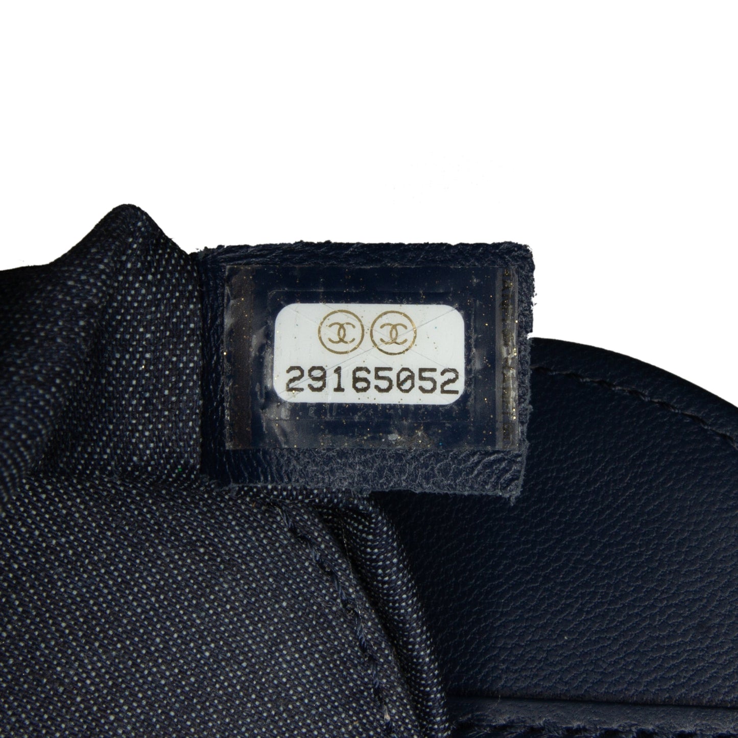 Blue Chanel CC Round Vanity Bag