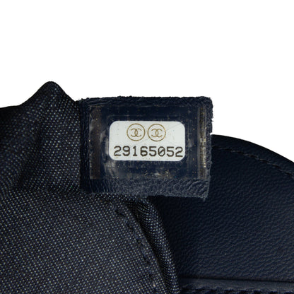 Blue Chanel CC Round Vanity Bag