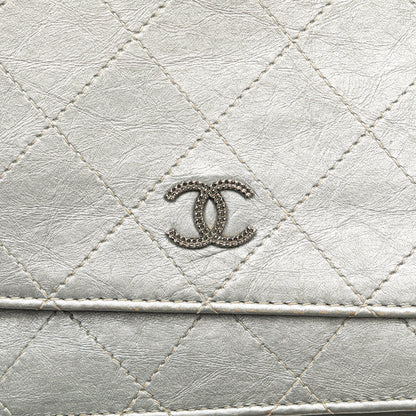 Chanel Sac CC Quilted Aged Calfskin Wallet On Chain