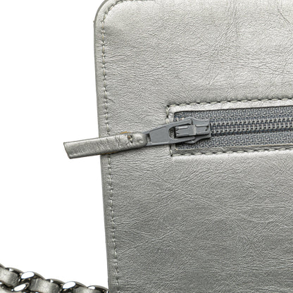 Chanel Sac CC Quilted Aged Calfskin Wallet On Chain