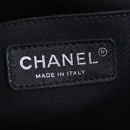 Gray Chanel Large Camellia Printed Canvas Shopper Tote