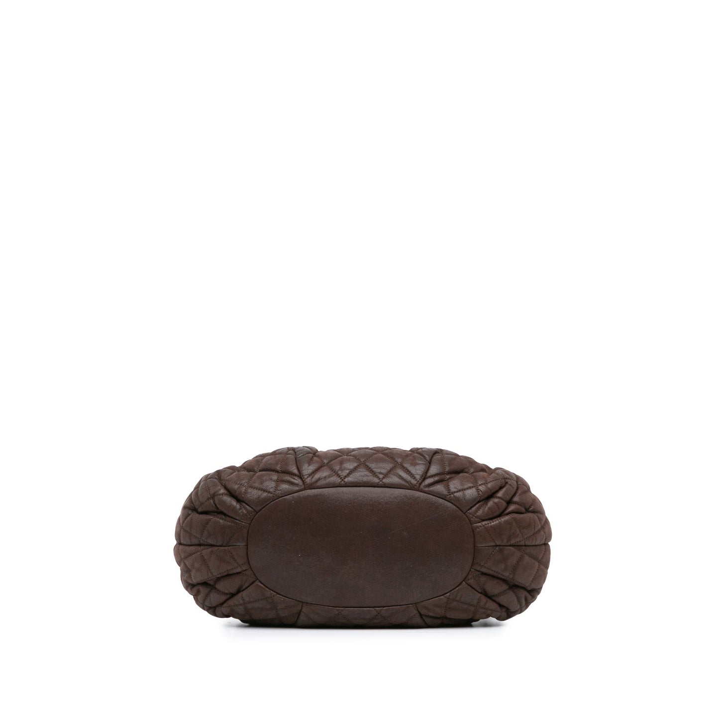 Brown Chanel Quilted Iridescent Calfskin In The Mix Satchel
