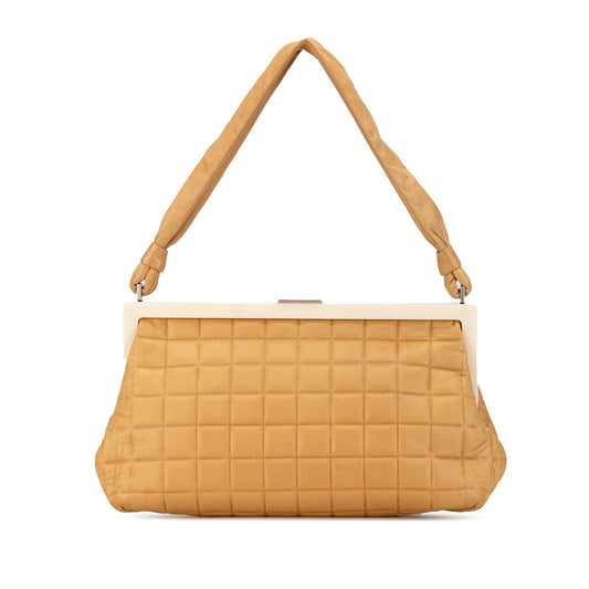 Chanel Sac Lambskin Chocolate Bar Frame Bag