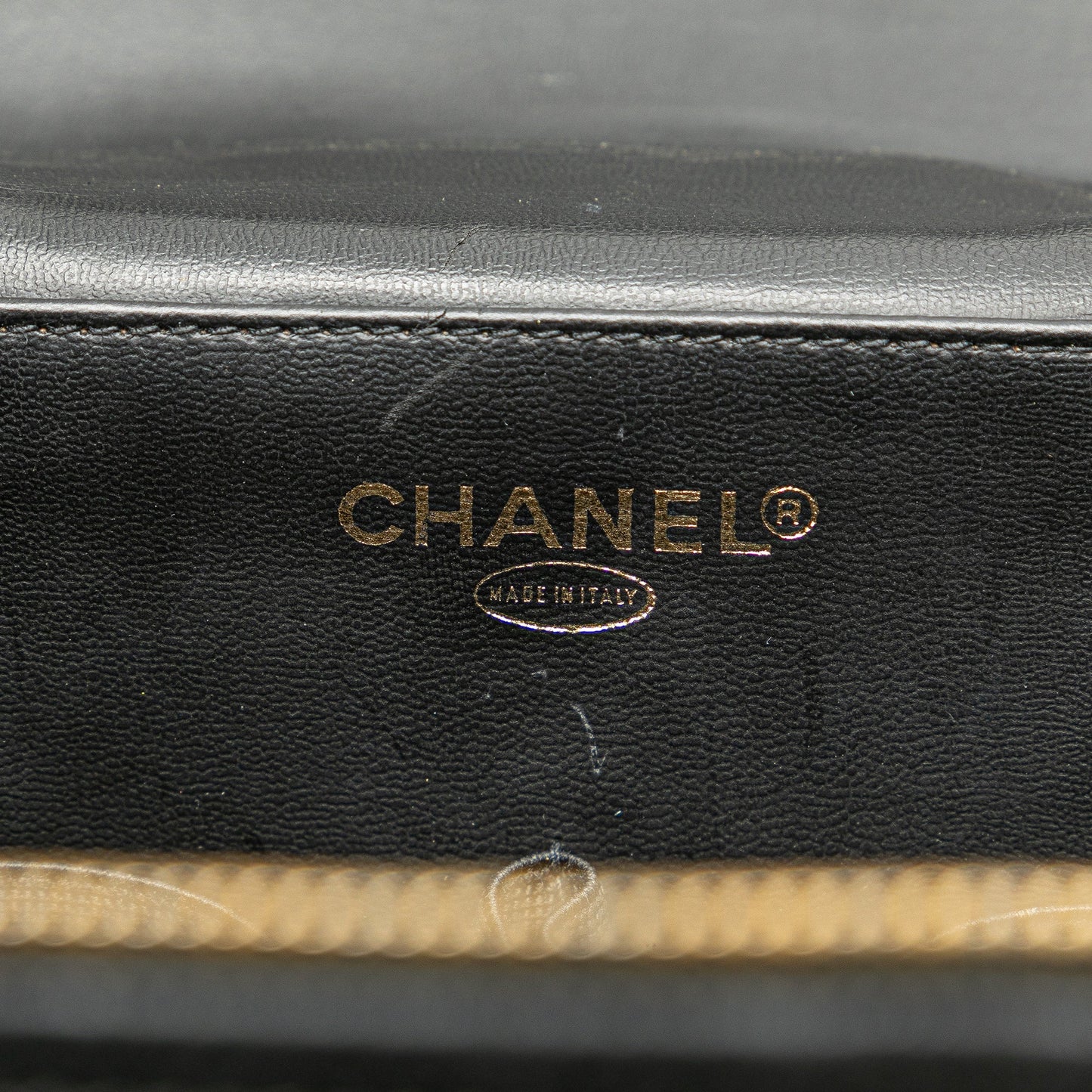 Black Chanel CC Caviar Vanity Train Case