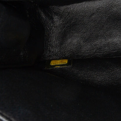 Black Chanel Medium Classic Patent Double Flap Shoulder Bag